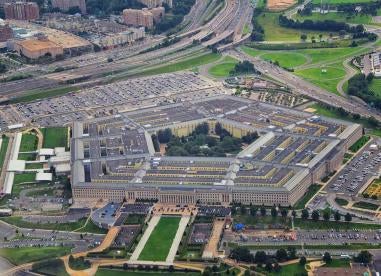 the pentagon, where government contract bids go to die