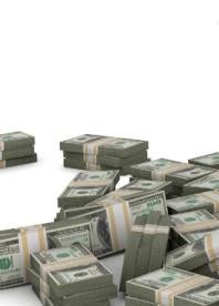 Money Pile of Cash Minimum Wage Increase in Virginia