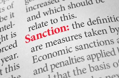 Economic Sanctions on Derivatives Transactions