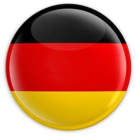 Germany flag badge button