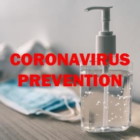 hand sanitizer for Coronavirus cleansing