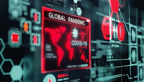 global pandemic on screen 