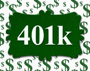401k and retirement money in green