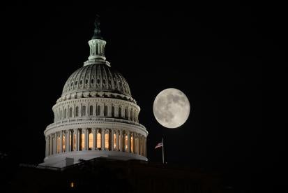 US capital building where Congress debates and investigates impeachment