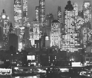 NYC at night during COVID-19