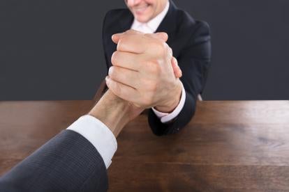 businessmen negotiating non-compete agreements