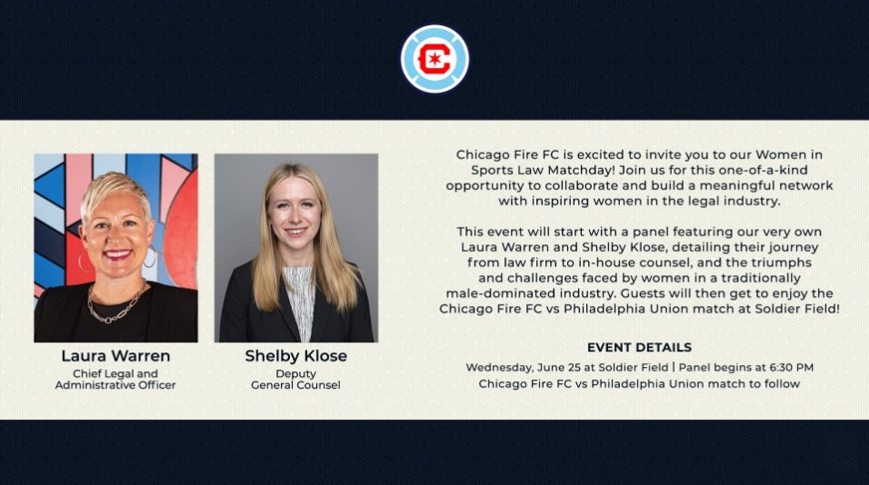 Chicago Fire Women in Sports Law