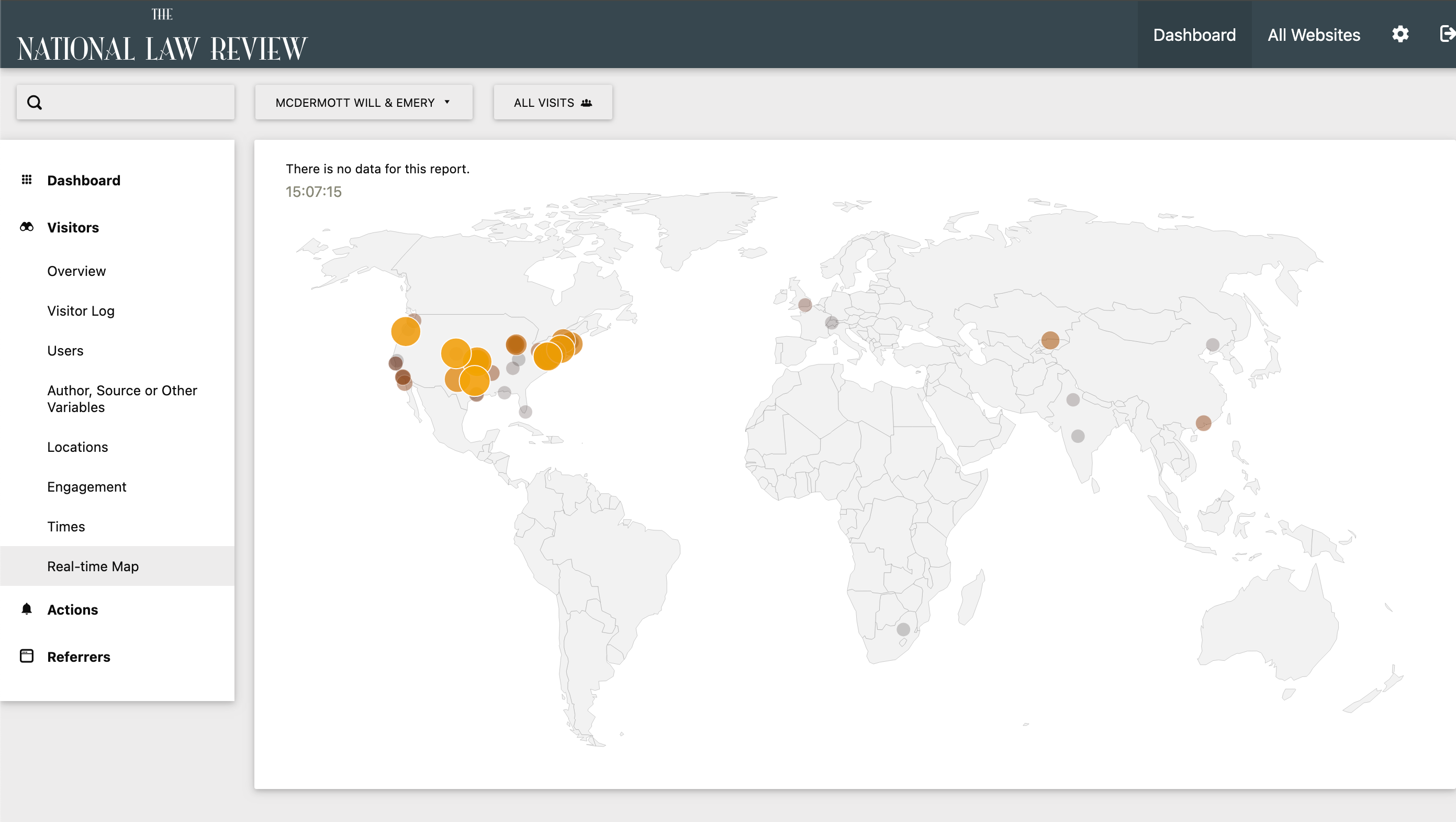 NLR Analytics real Time Map