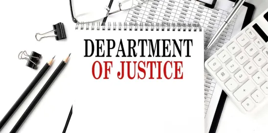 Department of Justice DOJ first criminal trial
