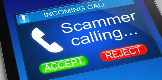 phony texts or calls are often scams
