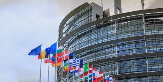 European Union Administration building in Brussels