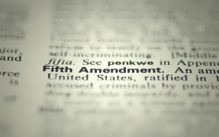 Fifth Amendment self incrimination civil procedure