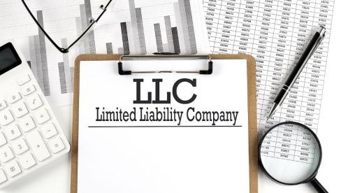 a limited liability company clipboard in California