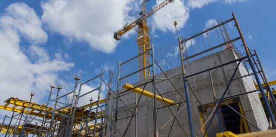 Construction site in New York