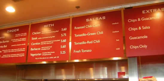 Menu Labeling Guidance from FDA