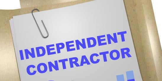 OIRA independent contractor classification review