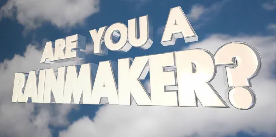 Mastering the Art of  Being a Rainmaker As a Lawyer