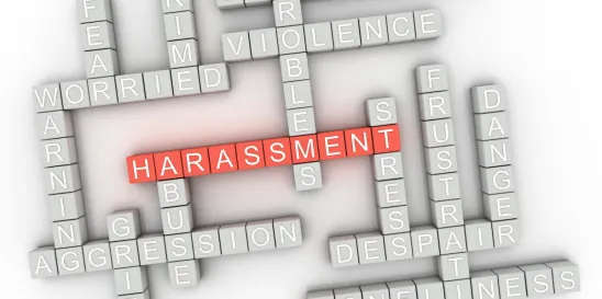 There is a fine line between harassment and a harmless action