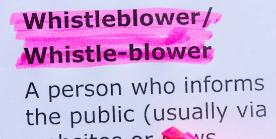 Guidance for Whistleblowers in Healthcare Field