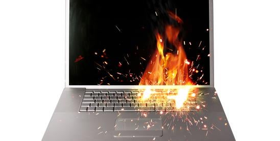 preventing laptop fires