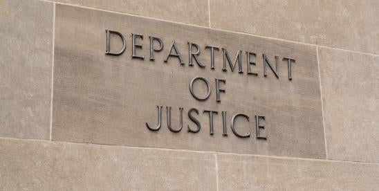 Department of Justice National Security division announces declination