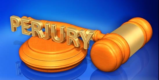 Jury rules felony perjury charges for corporations violation