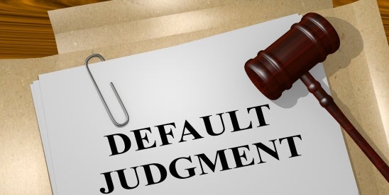 Default judgment bankruptcy dischargeability reviewed