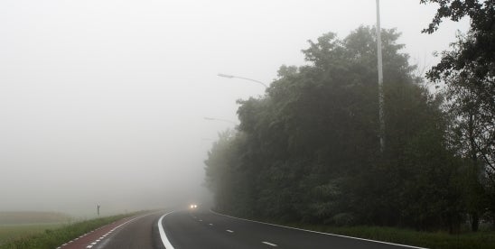 Liability for car accidents on foggy roads 