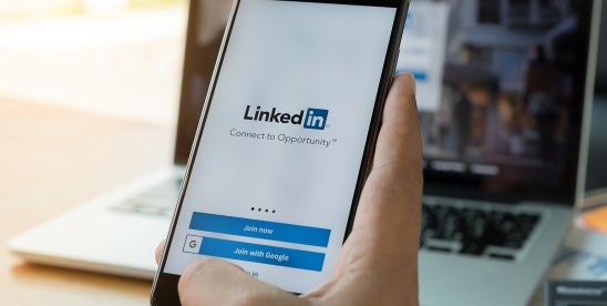 Avoiding tagging professionals on LinkedIn