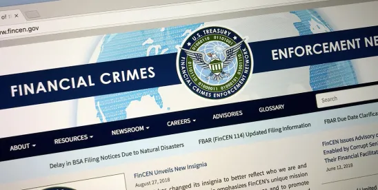 FinCEN Clarifies Reporting Obligations for CTA Dissolved Entities