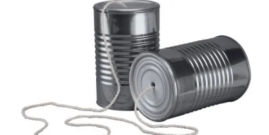 It all started with a few tin cans