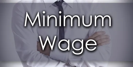 Government Contractor's minimum wage