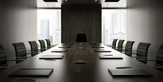 Corporate boardroom