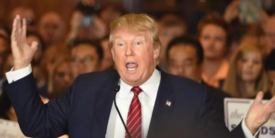 A flailing idiot drowning in his own fascism
