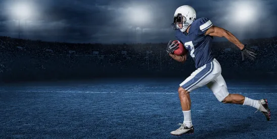 High School Football player