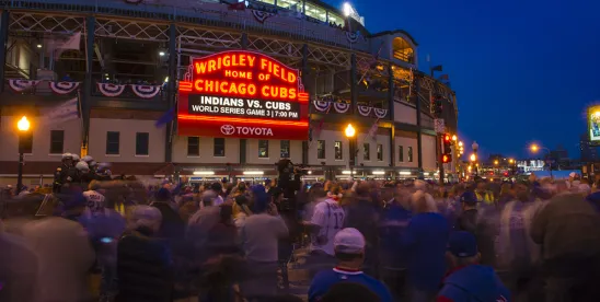 Sporting event with crowds willing to waive their 4th amendment rights