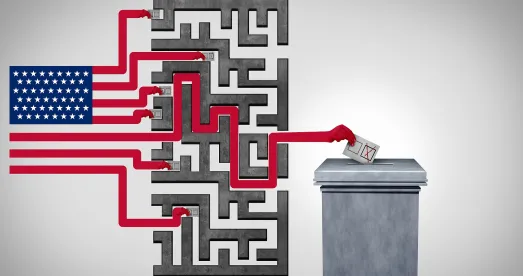 Making voting the most difficult civic duty seems to be an American Ideal