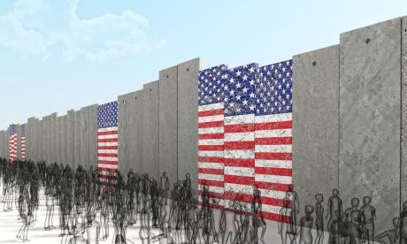 Immigration Court Developments Trump DOJ Border Wall Concept
