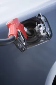 Pumping gas into car