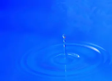 water blue bubbles