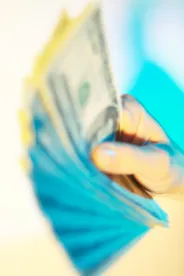 Money in hands