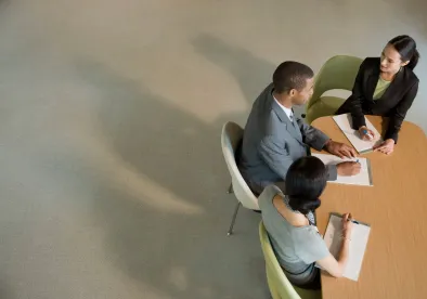Business employees, office
