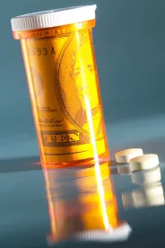 pills, money