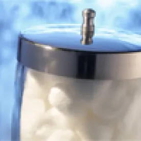 Cotton Balls in a Jar