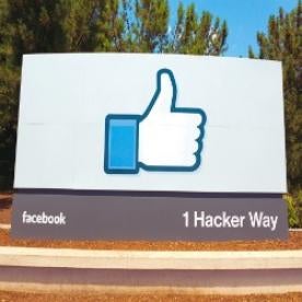 Facebook Headquarters Sign