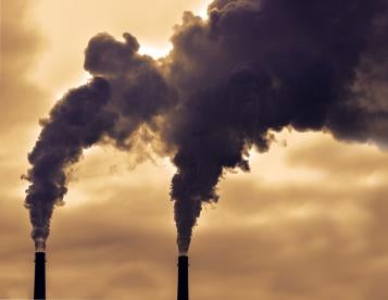 smoke stack impact on climate change