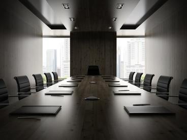 Empty Corporate boardroom