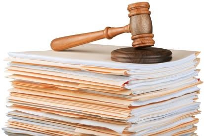 Court Decision on CGCL: Gavel with paperwork