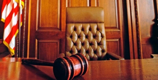 Courtroom gavel