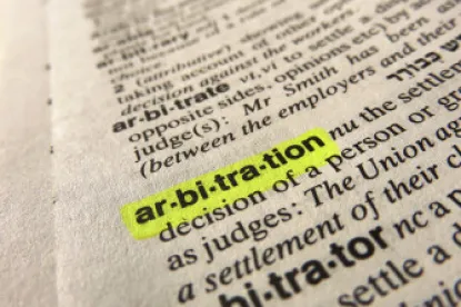 definition of arbitration